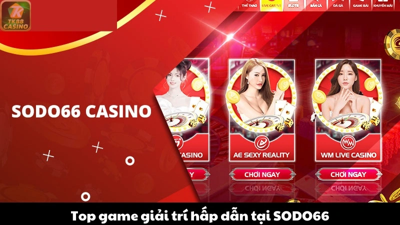 Slot game SODO66 cập nhật nhiều chủ đề đa dạng