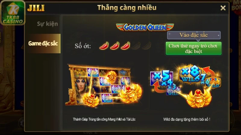 Tính năng bổ trợ trong game Hoàng Kim Diễn Hậu